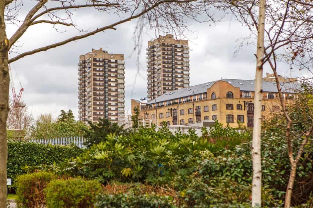 A view of East London